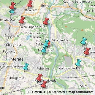 Mappa Via Cesare Cantù, 23898 Imbersago LC, Italia (3.11214)
