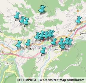 Mappa Rue C. Gex, 11010 Saint-pierre AO, Italia (1.618)