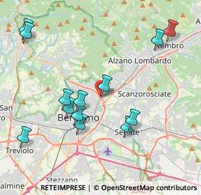 Mappa Via Molino Baertsch, 24124 Bergamo BG, Italia (4.29385)