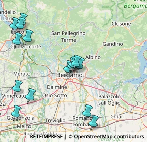 Mappa Via Molino Baertsch, 24124 Bergamo BG, Italia (18.46933)