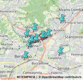 Mappa Via Molino Baertsch, 24124 Bergamo BG, Italia (1.19462)