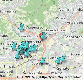 Mappa Via Molino Baertsch, 24124 Bergamo BG, Italia (2.2165)