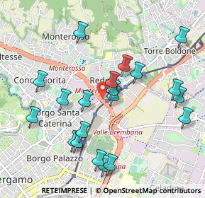 Mappa Via Molino Baertsch, 24124 Bergamo BG, Italia (1.024)