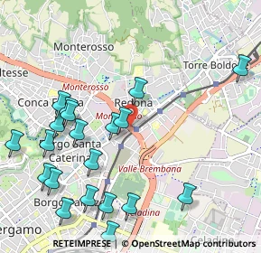 Mappa Via Molino Baertsch, 24124 Bergamo BG, Italia (1.229)