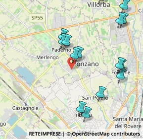 Mappa Via Divisione Folgore, 31050 Ponzano Veneto TV, Italia (2.245)