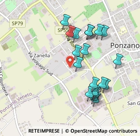 Mappa Via Divisione Folgore, 31050 Ponzano Veneto TV, Italia (0.458)