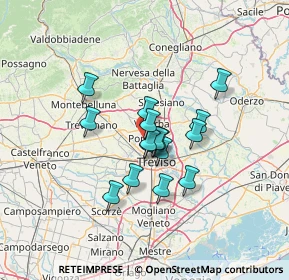 Mappa Via Divisione Folgore, 31050 Ponzano Veneto TV, Italia (9.44563)