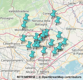 Mappa Via Divisione Folgore, 31050 Ponzano Veneto TV, Italia (11.775)