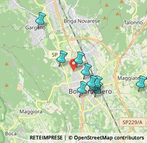 Mappa CAP, 28021 Borgomanero NO, Italia (2.07667)
