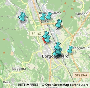 Mappa CAP, 28021 Borgomanero NO, Italia (1.58)