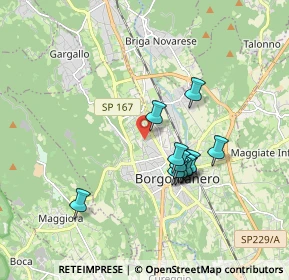 Mappa CAP, 28021 Borgomanero NO, Italia (1.50455)