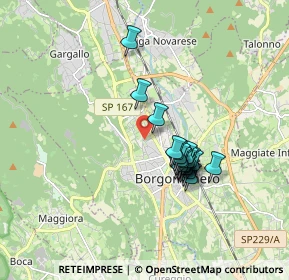 Mappa CAP, 28021 Borgomanero NO, Italia (1.37105)