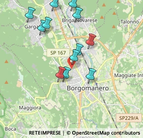 Mappa CAP, 28021 Borgomanero NO, Italia (1.87583)