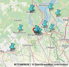Mappa CAP, 28021 Borgomanero NO, Italia (13.22786)