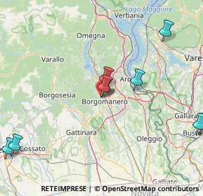 Mappa CAP, 28021 Borgomanero NO, Italia (22.01273)
