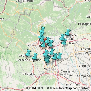 Mappa Via Europa, 36030 Sarcedo VI, Italia (10.09842)