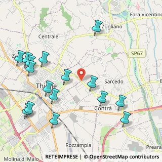 Mappa Via Europa, 36030 Sarcedo VI, Italia (2.50375)