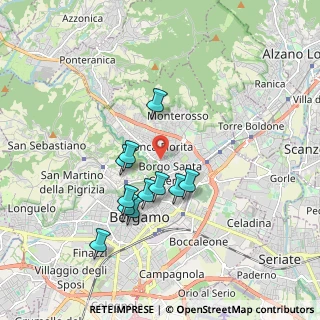 Mappa Via del Lazzaretto, 24121 Bergamo BG, Italia (1.57727)