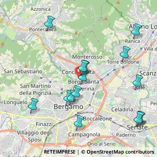 Mappa Via del Lazzaretto, 24121 Bergamo BG, Italia (2.41)