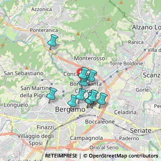 Mappa Via del Lazzaretto, 24121 Bergamo BG, Italia (1.34273)