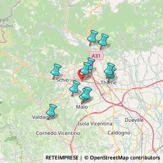 Mappa Localita' Pozzo, 36015 Schio VI, Italia (5.32545)