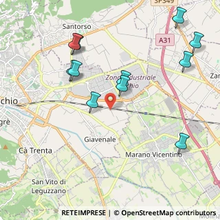 Mappa Localita' Pozzo, 36015 Schio VI, Italia (2.30364)