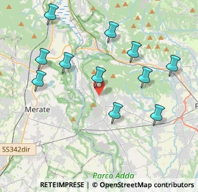 Mappa Via Montecucco, 24030 Villa d'Adda BG, Italia (4.06545)
