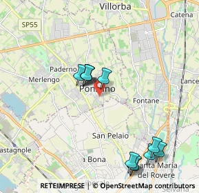 Mappa Via P. Biasini, 31050 Ponzano Veneto TV, Italia (1.9775)