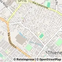 Hartă Thiene