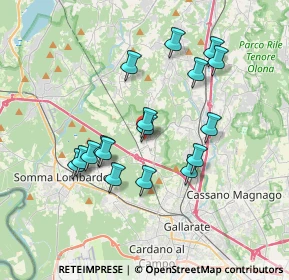 Mappa Via Monte Rosa, 21010 Besnate VA, Italia (3.29706)