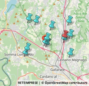 Mappa Via Monte Rosa, 21010 Besnate VA, Italia (3.15429)