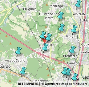Mappa Via Monte Rosa, 21010 Besnate VA, Italia (2.41846)