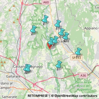 Mappa Via Giusti, 21050 Cairate VA, Italia (3.55455)