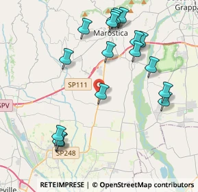 Mappa Via Guglielmo Marconi, 36060 Schiavon VI, Italia (4.39706)