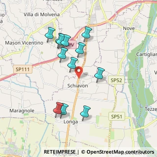 Mappa Via Guglielmo Marconi, 36060 Schiavon VI, Italia (1.78333)