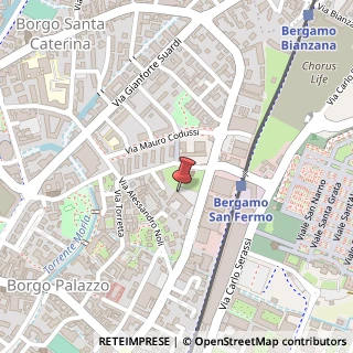 Mappa Via Vittore Ghislandi, 26/A, 24125 Bergamo, Bergamo (Lombardia)