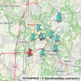 Mappa Via don luigi sturzo, 22072 Cermenate CO, Italia (3.27)