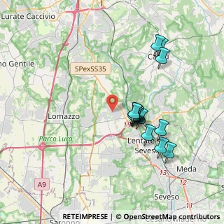 Mappa Via don luigi sturzo, 22072 Cermenate CO, Italia (3.37643)