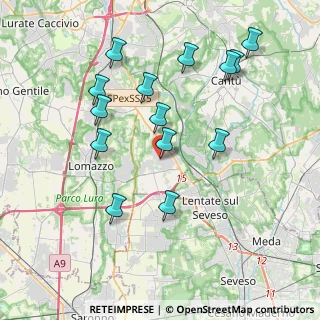 Mappa 22072 Cermenate CO, Italia (3.94214)