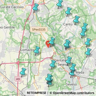 Mappa Via don luigi sturzo, 22072 Cermenate CO, Italia (5.546)