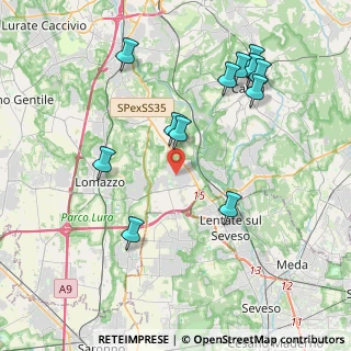 Mappa Via don luigi sturzo, 22072 Cermenate CO, Italia (4.26083)