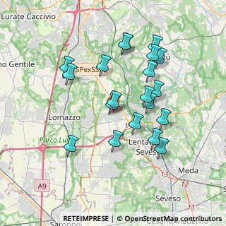 Mappa Via don luigi sturzo, 22072 Cermenate CO, Italia (3.4555)