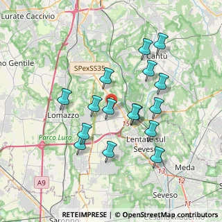 Mappa Via don luigi sturzo, 22072 Cermenate CO, Italia (3.35688)