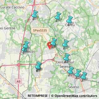 Mappa Via don luigi sturzo, 22072 Cermenate CO, Italia (4.67308)