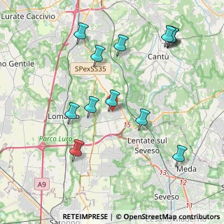 Mappa Via don luigi sturzo, 22072 Cermenate CO, Italia (4.50769)