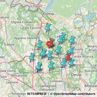 Mappa Via don luigi sturzo, 22072 Cermenate CO, Italia (6.039)
