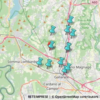 Mappa Largo Cesare Battisti, 21010 Besnate VA, Italia (3.43333)