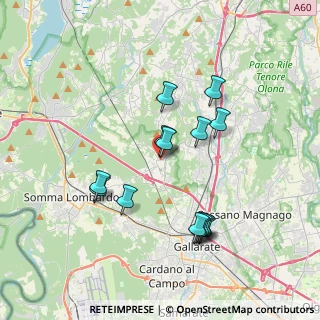 Mappa Largo Cesare Battisti, 21010 Besnate VA, Italia (3.44857)