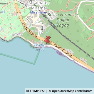 Mappa Viale Miramare, 90, 34136 Trieste, Trieste (Friuli-Venezia Giulia)