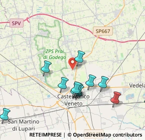 Mappa Via della Calle, 31039 Vallà TV, Italia (4.1475)